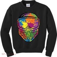 Paintball Mask Paint Shooting Paintballer Air Gun Kids Sweatshirt thumb 0