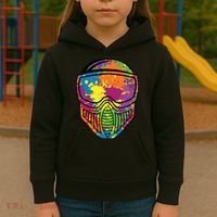 Paintball Mask Paint Shooting Paintballer Air Gun Kids Hoodie thumb 3