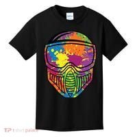 Paintball Mask Paint Shooting Paintballer Air Gun Kids T-Shirt thumb 0