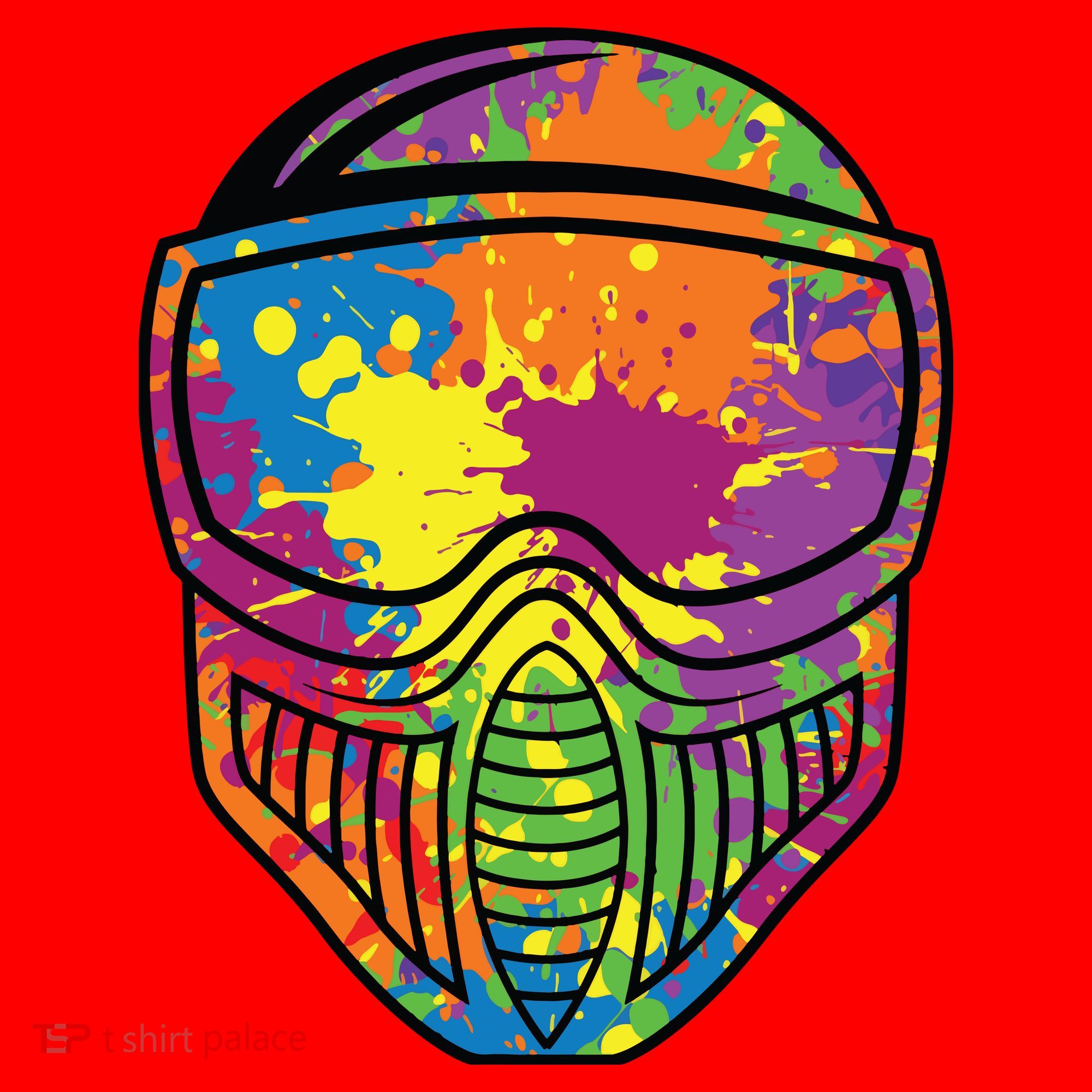 Paintball Mask Paint Shooting Paintballer Air Gun Santa Hat