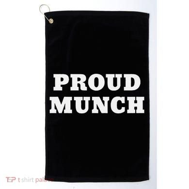 Proud Munch Golf Towel