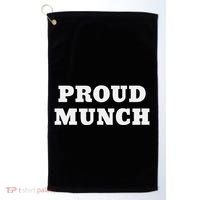 Proud Munch Golf Towel thumb 0