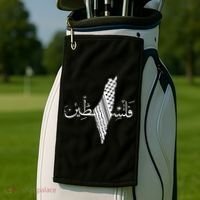 Palestine Map Palestinian Free Palestine Golf Towel thumb 2