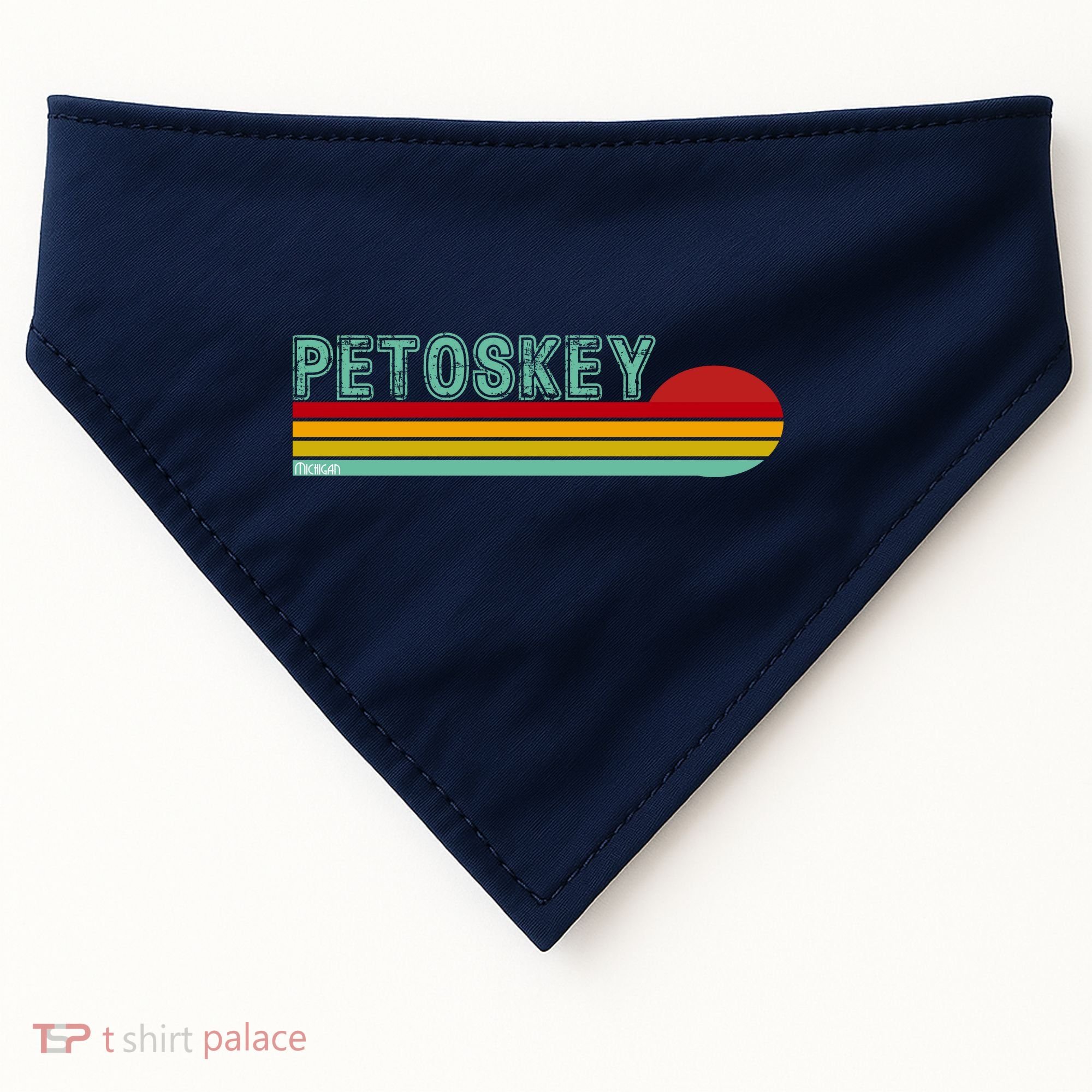 Petoskey Michigan USA-Made Doggie Bandana