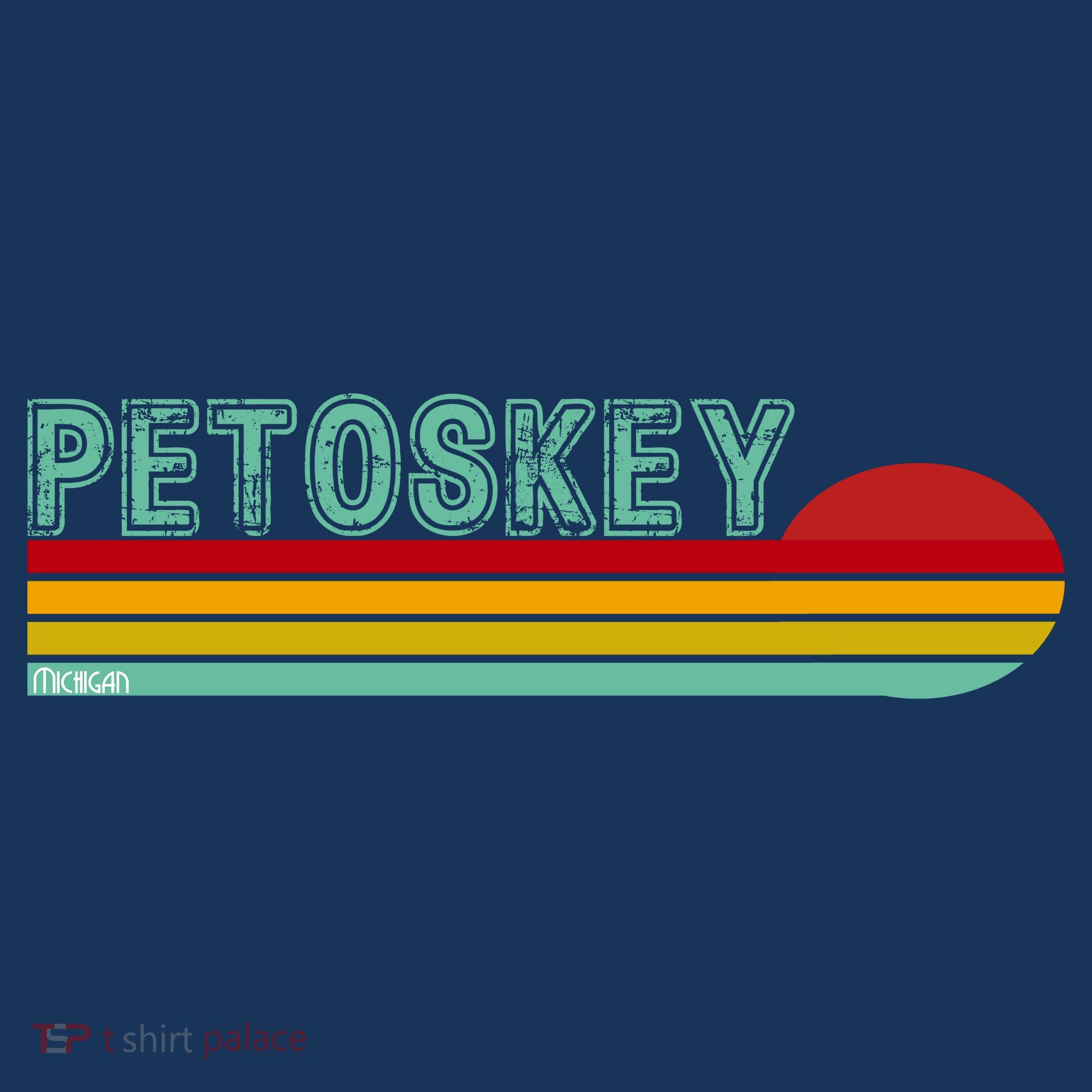 Petoskey Michigan Long Sleeve Shirt