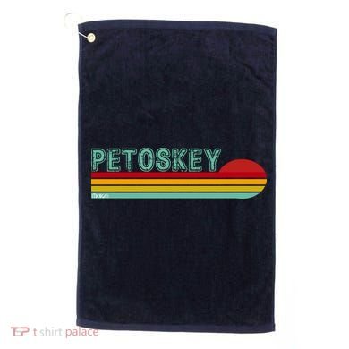 Petoskey Michigan Golf Towel