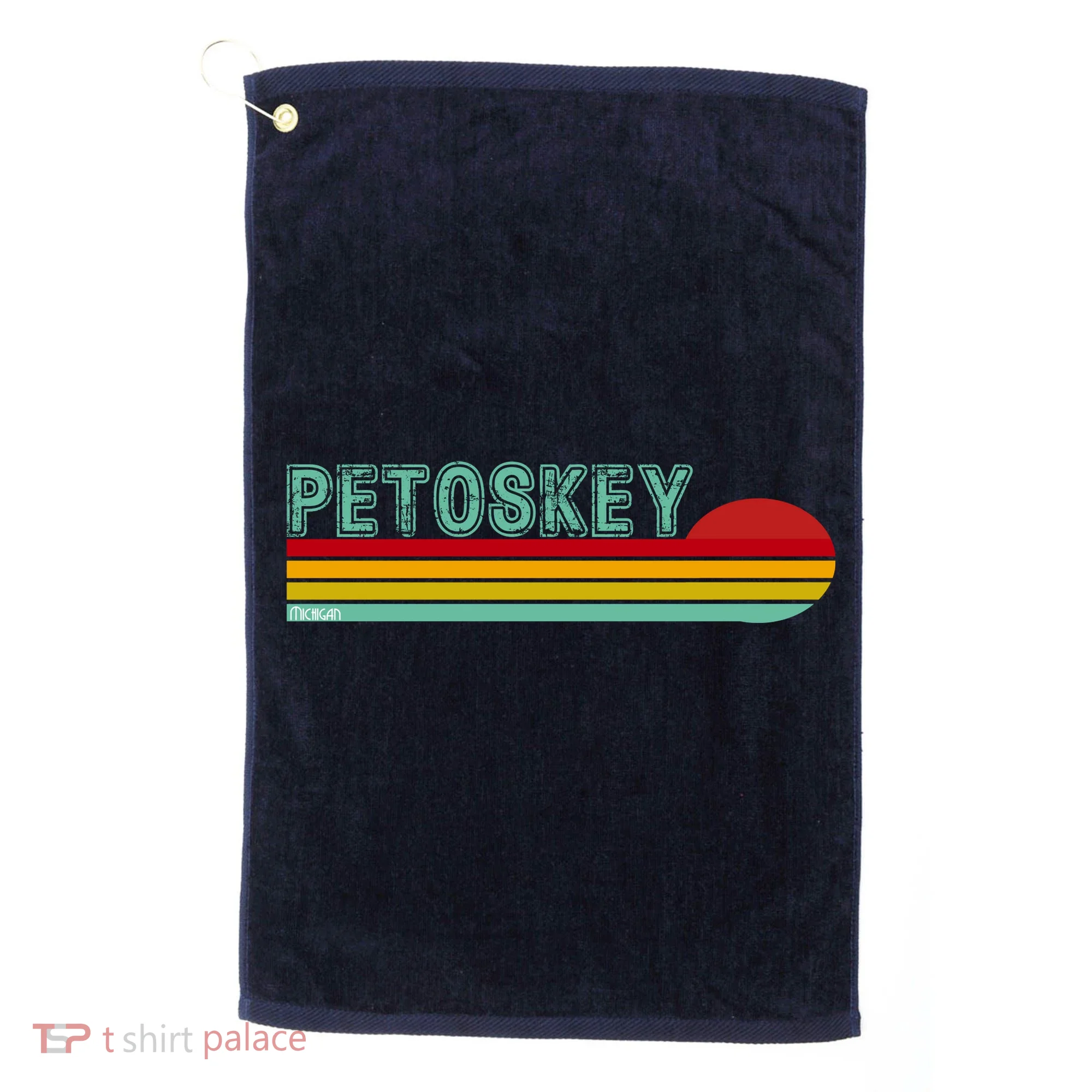 Petoskey Michigan Golf Towel