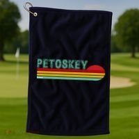 Petoskey Michigan Golf Towel thumb 1