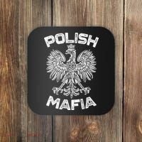 Polish Mafia Poland Polish Eagle Polska Dyngus Day Gift Coaster thumb 0