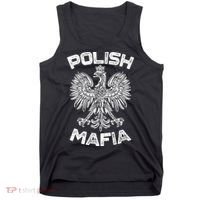 Polish Mafia Poland Polish Eagle Polska Dyngus Day Gift Tank Top thumb 0