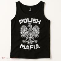 Polish Mafia Poland Polish Eagle Polska Dyngus Day Gift Tank Top thumb 2