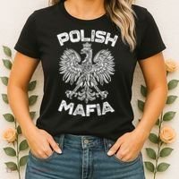 Polish Mafia Poland Polish Eagle Polska Dyngus Day Gift Women's T-Shirt thumb 2