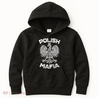 Polish Mafia Poland Polish Eagle Polska Dyngus Day Gift Kids Hoodie thumb 0