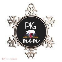 Pig Mom Proud Pig Farmer Pig Owner Pig Mother Gift Ornament thumb 0