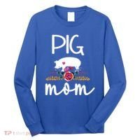 Pig Mom Proud Pig Farmer Pig Owner Pig Mother Gift Long Sleeve Shirt thumb 0
