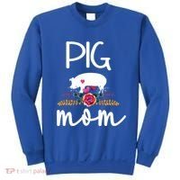 Pig Mom Proud Pig Farmer Pig Owner Pig Mother Gift Sweatshirt thumb 0