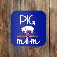 Pig Mom Proud Pig Farmer Pig Owner Pig Mother Gift Coaster thumb 0