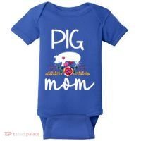 Pig Mom Proud Pig Farmer Pig Owner Pig Mother Gift Baby Bodysuit thumb 0