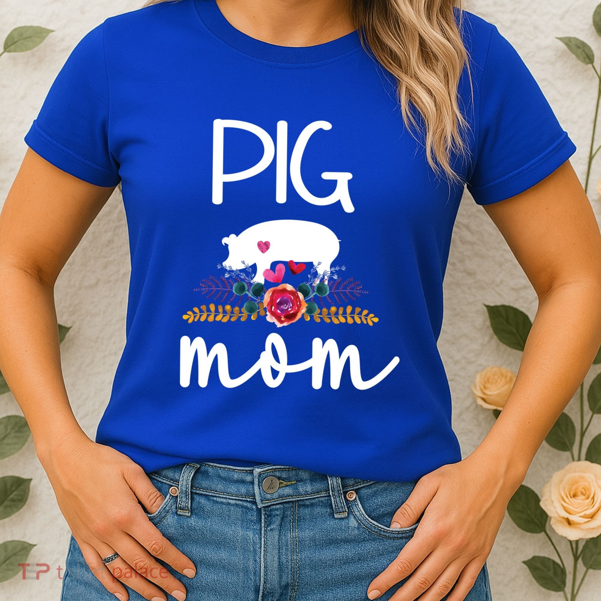 Pig Mom Proud Pig Farmer Pig Owner Pig Mother Gift Women's T-Shirt