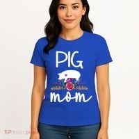 Pig Mom Proud Pig Farmer Pig Owner Pig Mother Gift Women's T-Shirt thumb 4