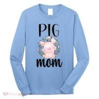Pig Mom Proud Pig Farmer Pig Owner Pig Mother Gift Long Sleeve Shirt thumb 0