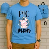 Pig Mom Proud Pig Farmer Pig Owner Pig Mother Gift T-Shirt thumb 5