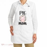 Pig Mom Proud Pig Farmer Pig Owner Pig Mother Gift Apron thumb 2