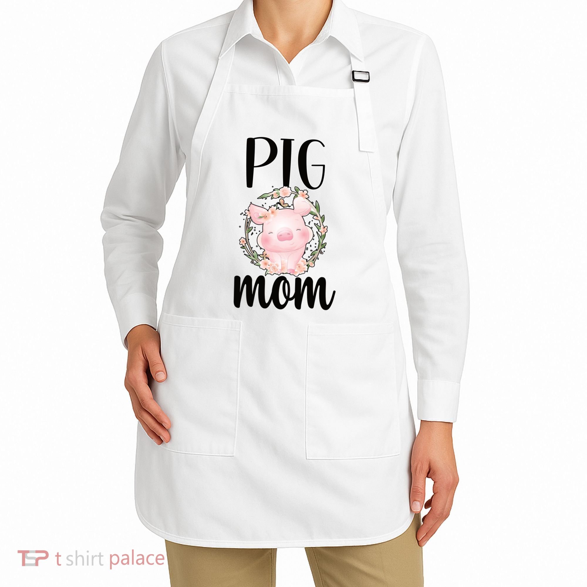 Pig Mom Proud Pig Farmer Pig Owner Pig Mother Gift Apron