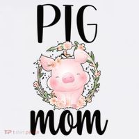 Pig Mom Proud Pig Farmer Pig Owner Pig Mother Gift Sweatshirt thumb 3