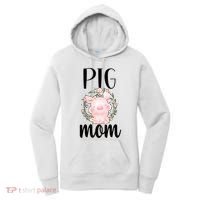 Pig Mom Proud Pig Farmer Pig Owner Pig Mother Gift Women's Hoodie thumb 0