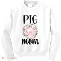 Pig Mom Proud Pig Farmer Pig Owner Pig Mother Gift Kids Sweatshirt thumb 0