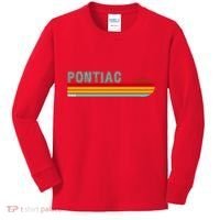 Pontiac Michigan Kids Long Sleeve Shirt thumb 0