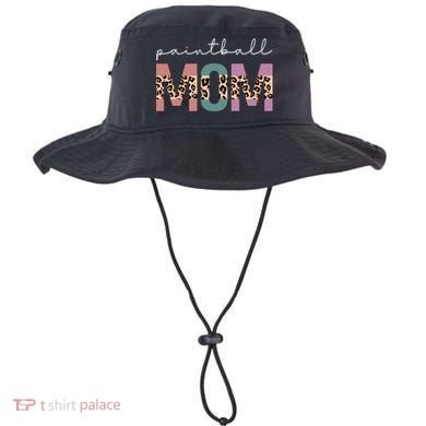 Paintball Mom Paintball Lovers Gift Funny Mom Leopard Cute Gift Bucket Hat