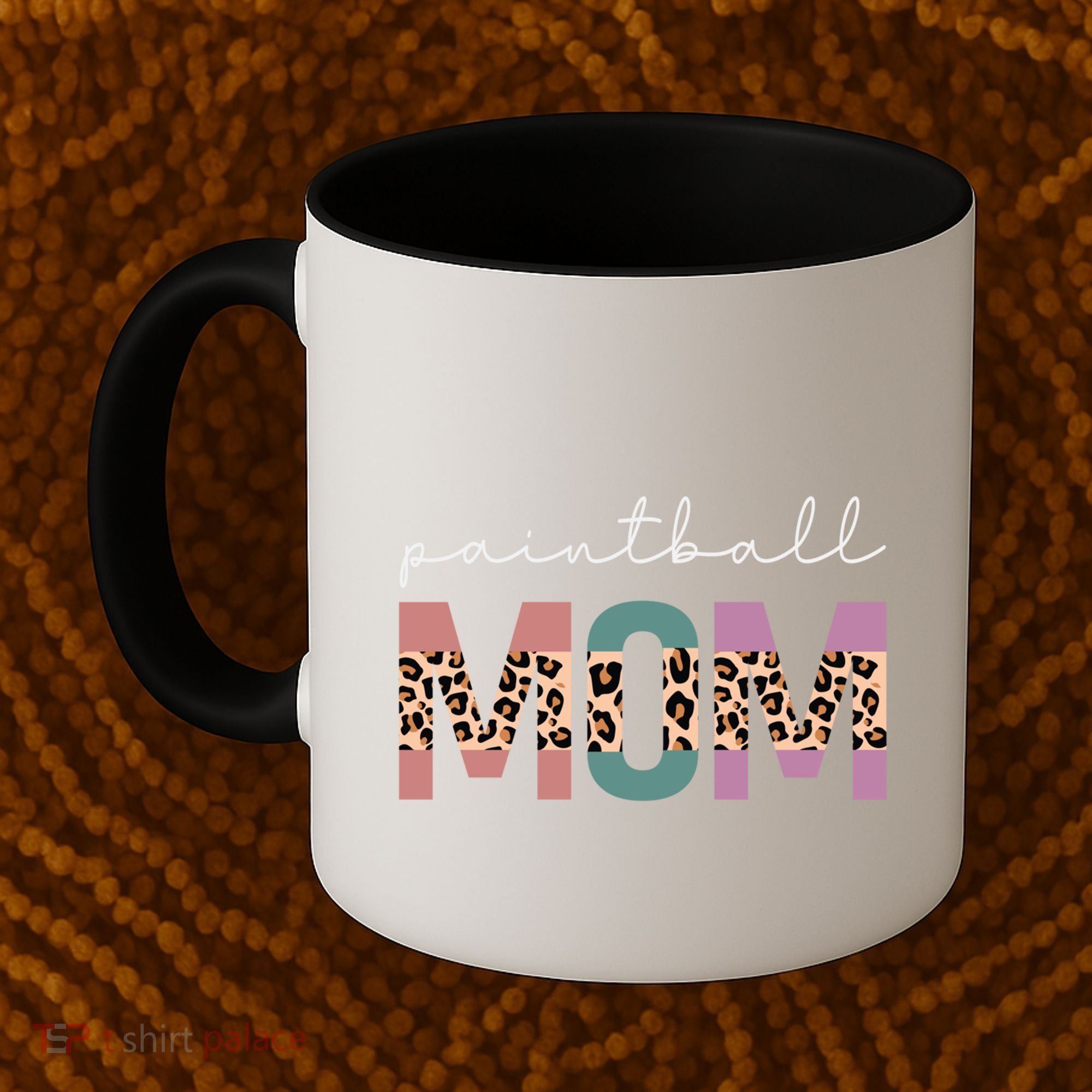Paintball Mom Paintball Lovers Gift Funny Mom Leopard Cute Gift Coffee Mug