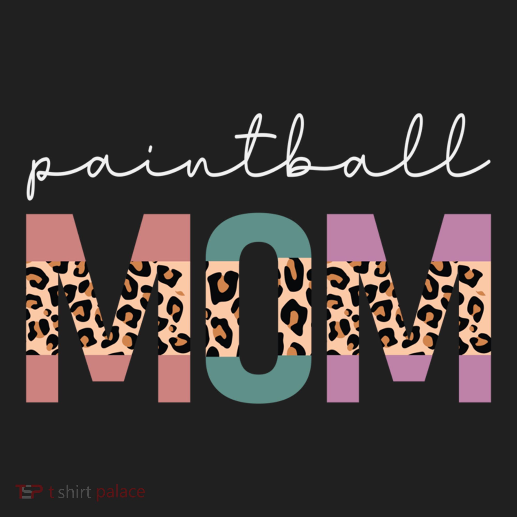 Paintball Mom Paintball Lovers Gift Funny Mom Leopard Cute Gift Beanie