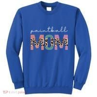 Paintball Mom Paintball Lovers Gift Funny Mom Leopard Cute Gift Sweatshirt thumb 0