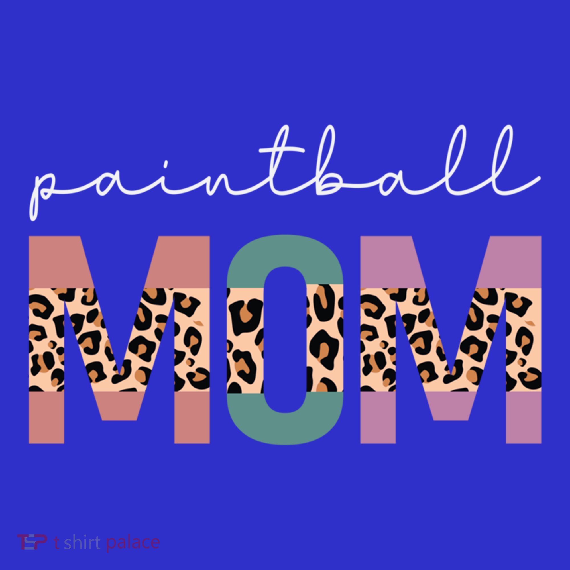 Paintball Mom Paintball Lovers Gift Funny Mom Leopard Cute Gift Women's Tank Top