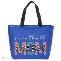 Paintball Mom Paintball Lovers Gift Funny Mom Leopard Cute Gift Tote Bag thumb 0