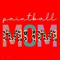 Paintball Mom Paintball Lovers Gift Funny Mom Leopard Cute Gift Santa Hat thumb 1