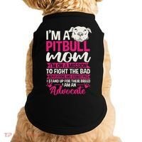 Pitbull Mom Pit Bull Terrier Mommy Pibble Mother's Day Doggie Tank thumb 0