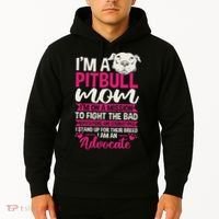 Pitbull Mom Pit Bull Terrier Mommy Pibble Mother's Day Hoodie thumb 2