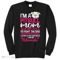 Pitbull Mom Pit Bull Terrier Mommy Pibble Mother's Day Sweatshirt thumb 0