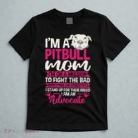 Pitbull Mom Pit Bull Terrier Mommy Pibble Mother's Day T-Shirt thumb 5