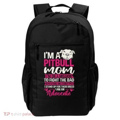 Pitbull Mom Pit Bull Terrier Mommy Pibble Mother's Day Backpack