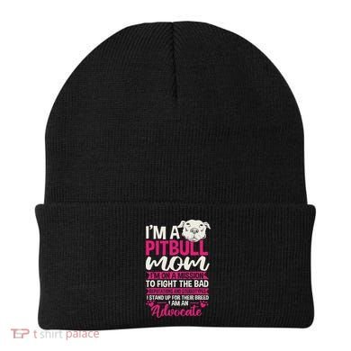 Pitbull Mom Pit Bull Terrier Mommy Pibble Mother's Day Beanie