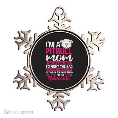 Pitbull Mom Pit Bull Terrier Mommy Pibble Mother's Day Ornament