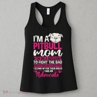 Pitbull Mom Pit Bull Terrier Mommy Pibble Mother's Day Women's Tank Top thumb 3