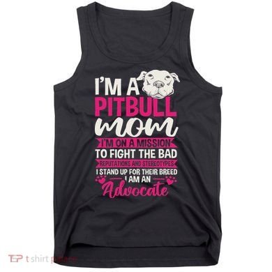 Pitbull Mom Pit Bull Terrier Mommy Pibble Mother's Day Tank Top