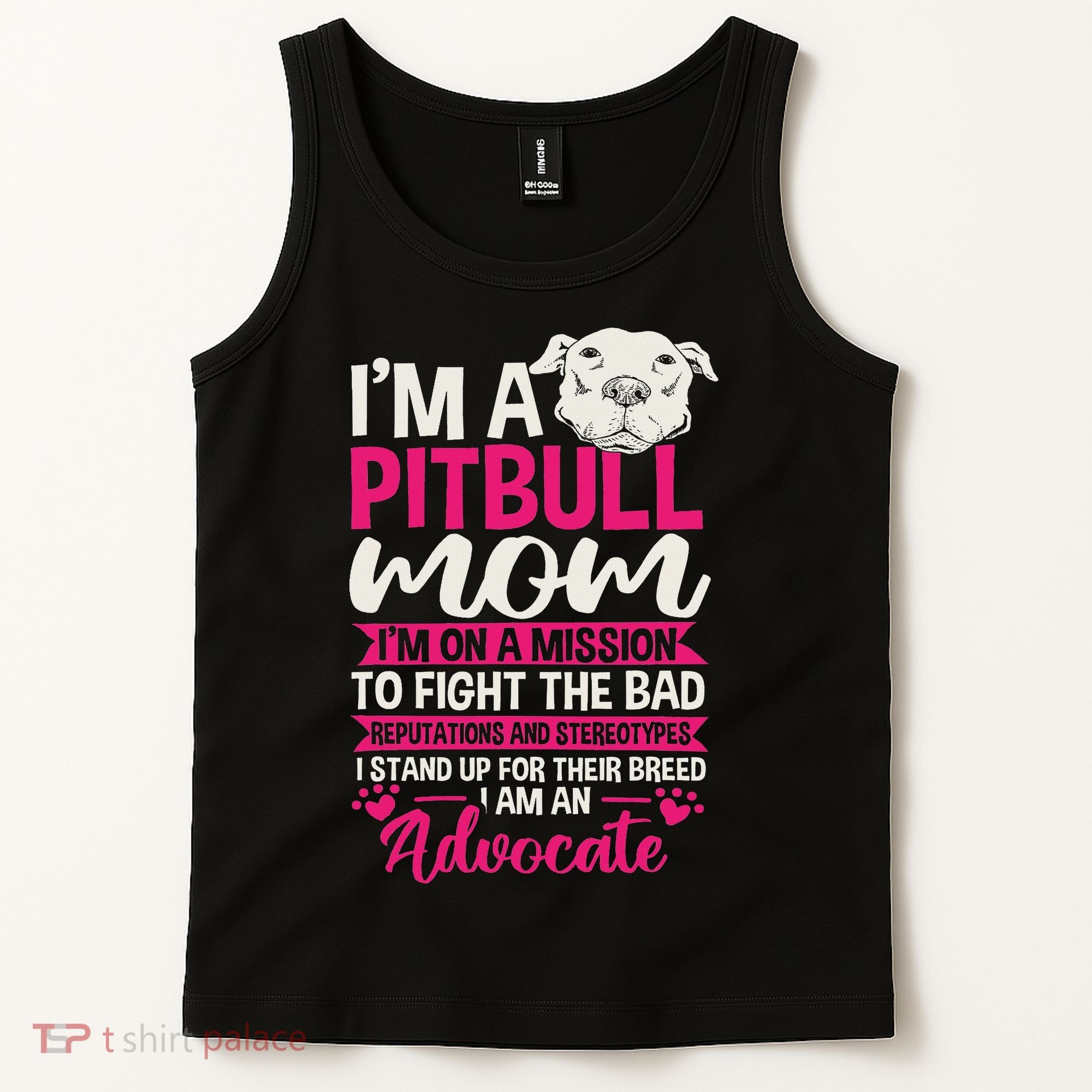 Pitbull Mom Pit Bull Terrier Mommy Pibble Mother's Day Tank Top