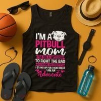 Pitbull Mom Pit Bull Terrier Mommy Pibble Mother's Day Tank Top thumb 4